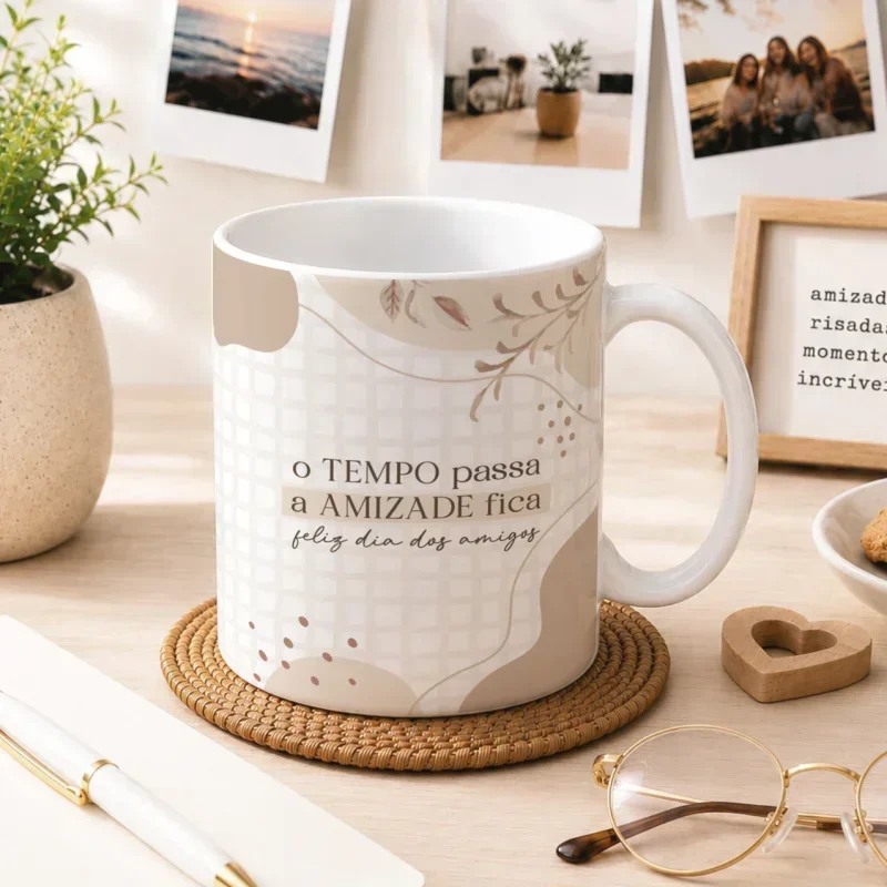Caneca Amigos – O tempo passa